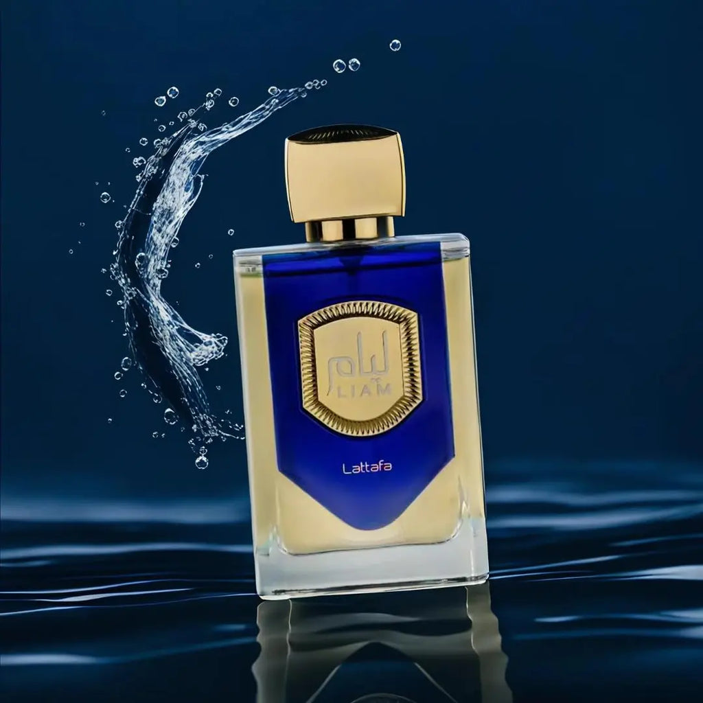 Lattafa Liam Blue Shine EDP Spray 100ML (3.4 OZ), Refreshing and Aromatic Fragrances for Men & Women.