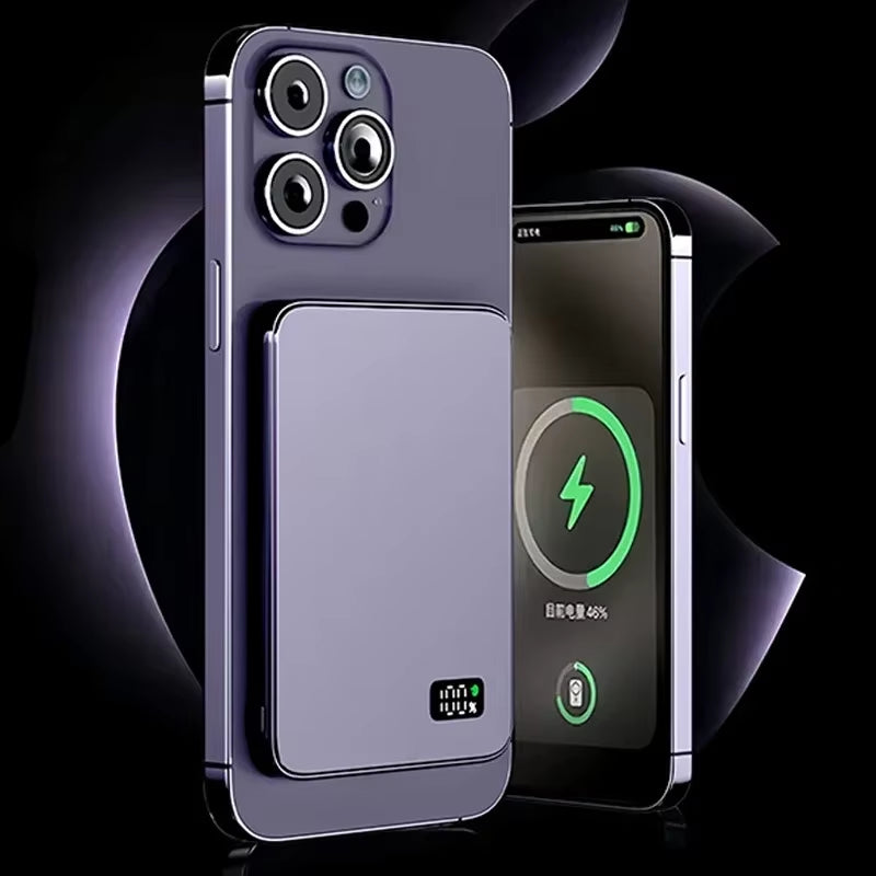 CCC Chinese 3C Certification Power Bank for Mag-Safe Magnetic Wireless Portable External Battery for Iphone Samsung Xiaomi
