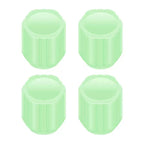Luminous Tire Valve Stem Caps for Car, 8PCS Fluorescent Glow in the Dark Air Caps Cover, Illuminated Corrosion Resistant Tire Pressure Caps, Universal for Car, Truck, SUV, Motorcycles, Bike (Green)