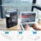Portable Humidifier Fan Air Conditioner Household Small Air Cooler Hydrocooling Portable Air Adjustment for Office 3 Speed Fan