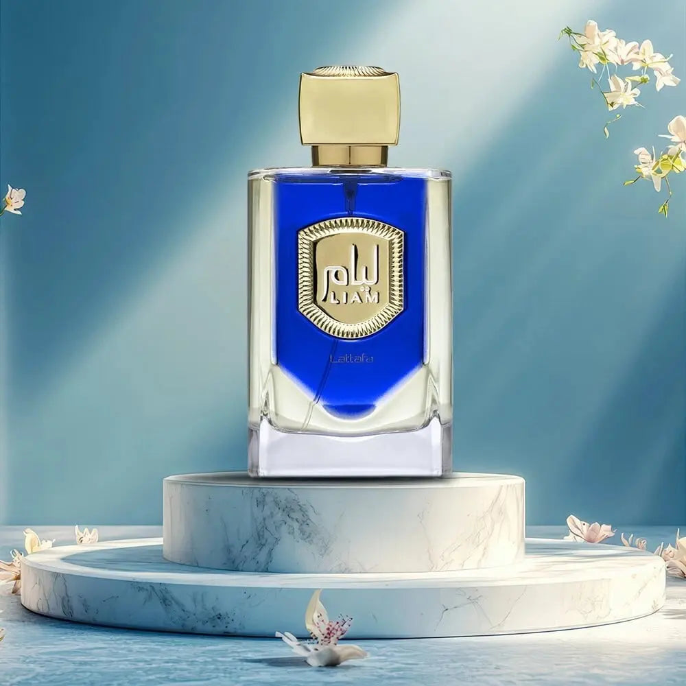 Lattafa Liam Blue Shine EDP Spray 100ML (3.4 OZ), Refreshing and Aromatic Fragrances for Men & Women.