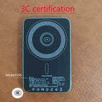 CCC Chinese 3C Certification Power Bank for Mag-Safe Magnetic Wireless Portable External Battery for Iphone Samsung Xiaomi